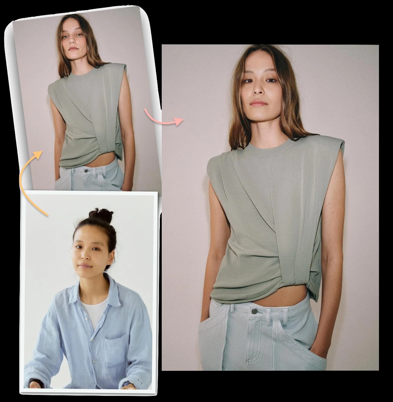 Fashion try-on demonstration